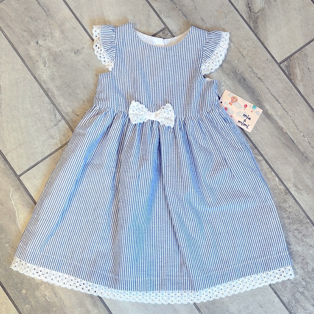 Mia & Mimi seersucker dress